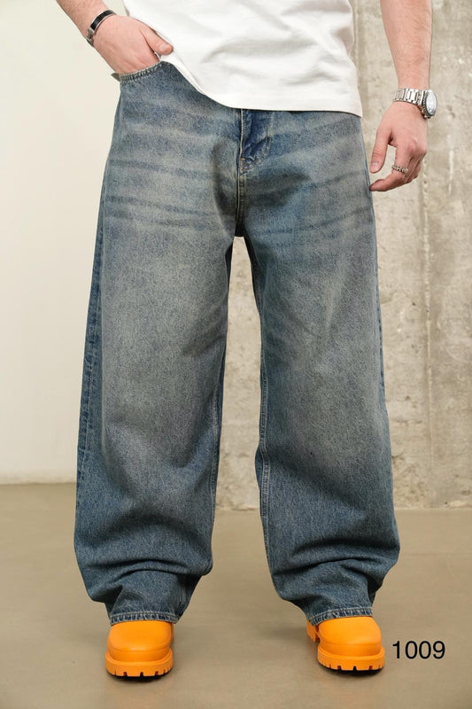 PREMIUM DIRTY WASH BAGGY JEAN
