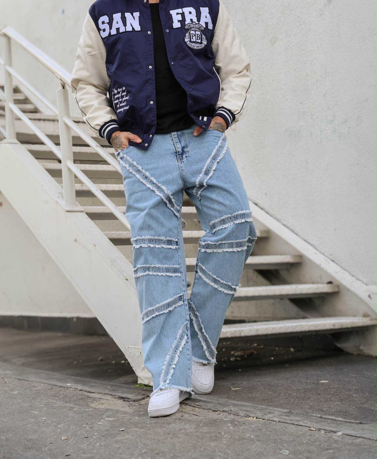 VIP BLUE PATCH JEAN