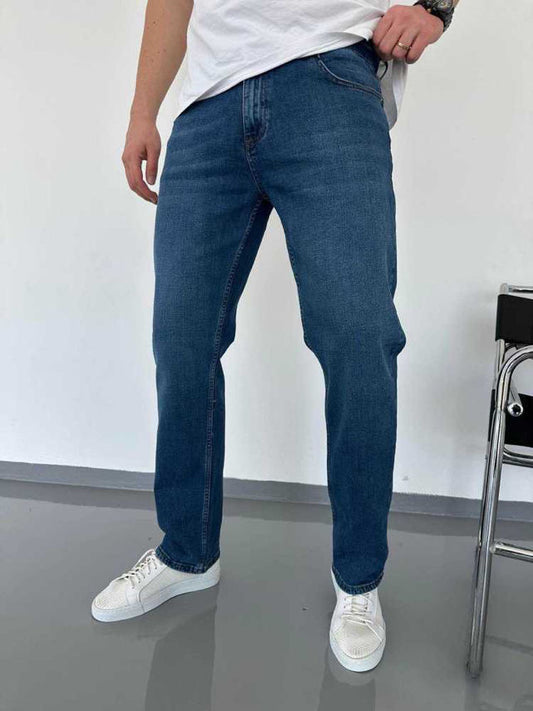 DARK BLUE REGULAR FIT JEAN