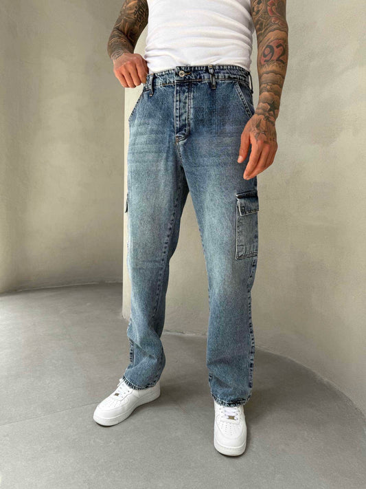 BAGGY BLUE CARGO JEAN