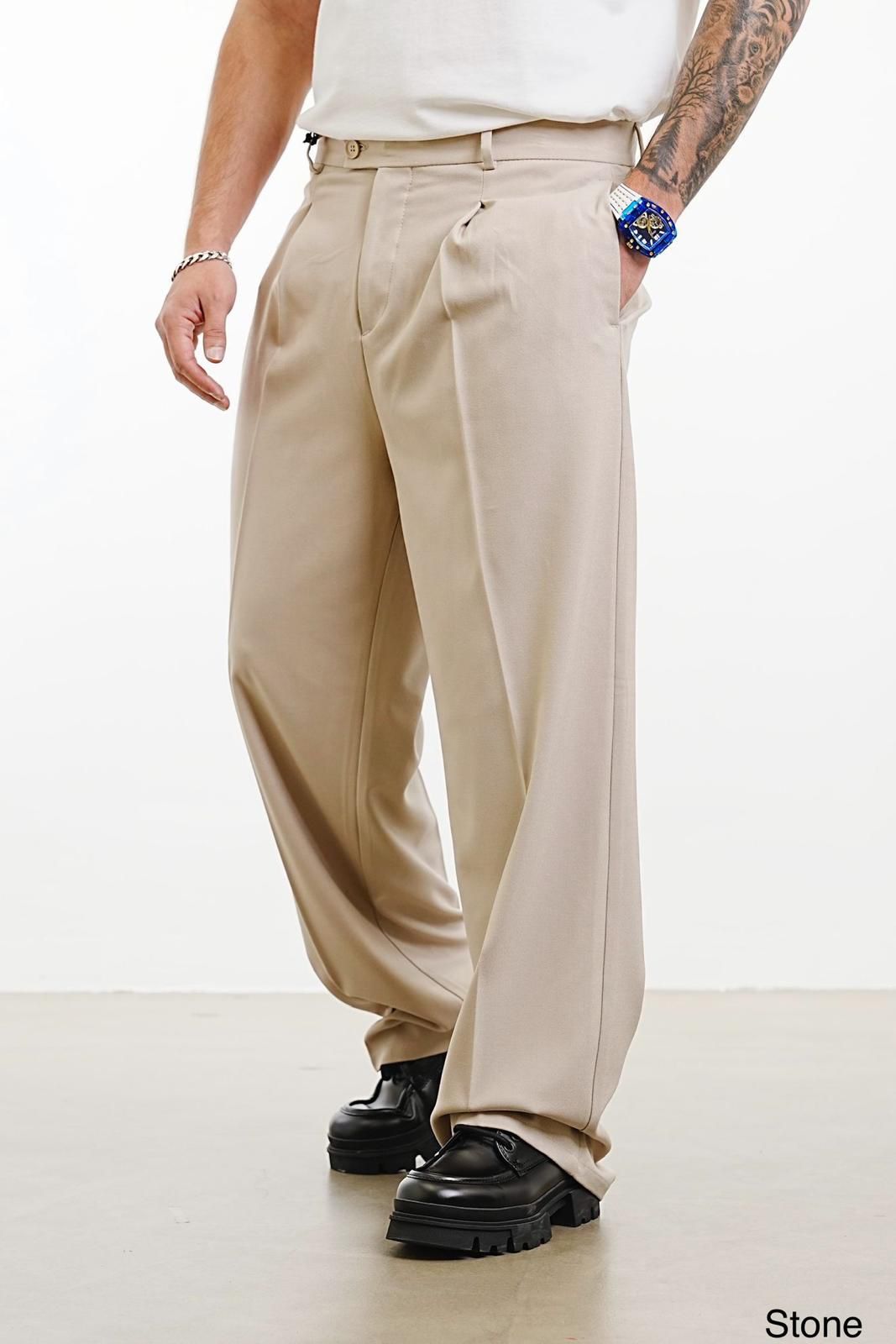 BAGGY FORMAL PANTS (4 COLOR)