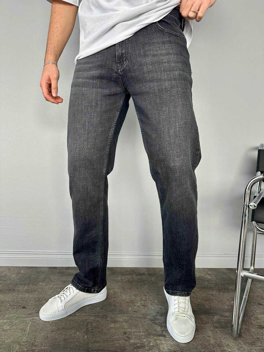 STONEWASHED GRAY REGULAR FIT JEAN
