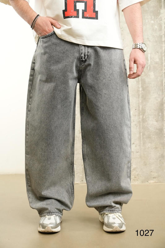 PREMIUM SUPER BAGGY GRAY JEAN