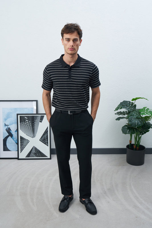 PREMIUM LINED POLO T-SHIRT