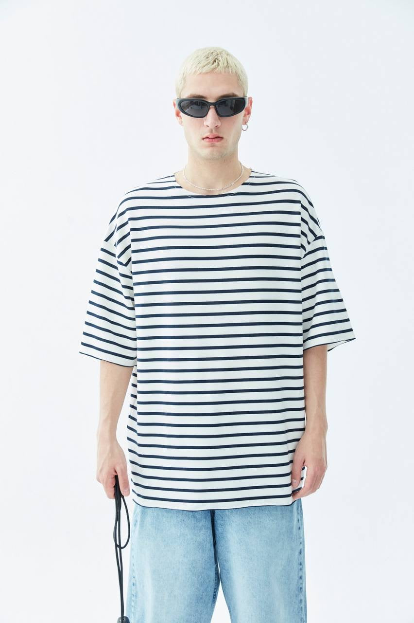 HICKORY STRIPE T-SHIRT