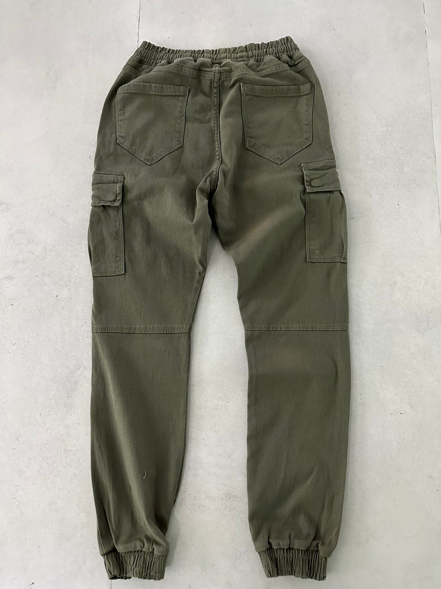 HUNTER GREEN CARGO PANTS