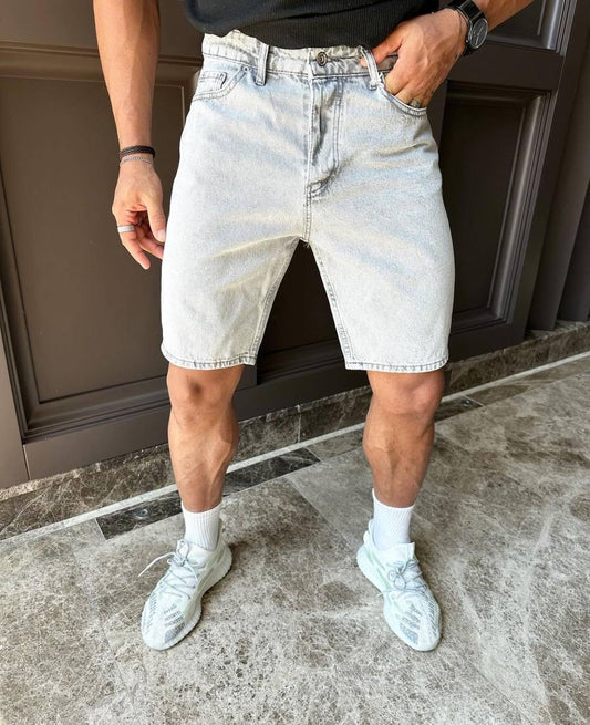 STONEWASHED GRAY SHORT