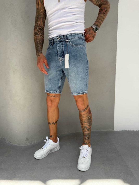WASHED BLUE SHORT