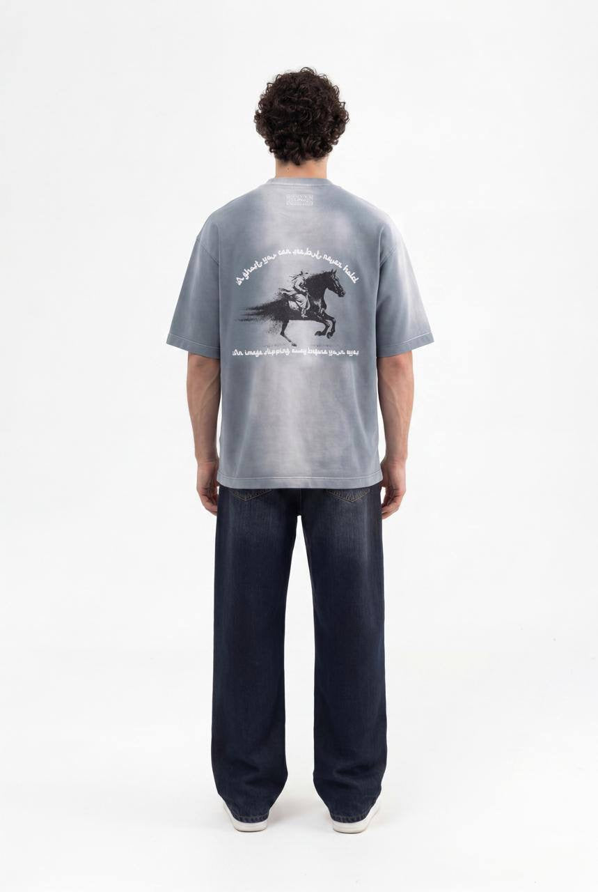 PREMIUM WASHED HORSE T-SHIRT