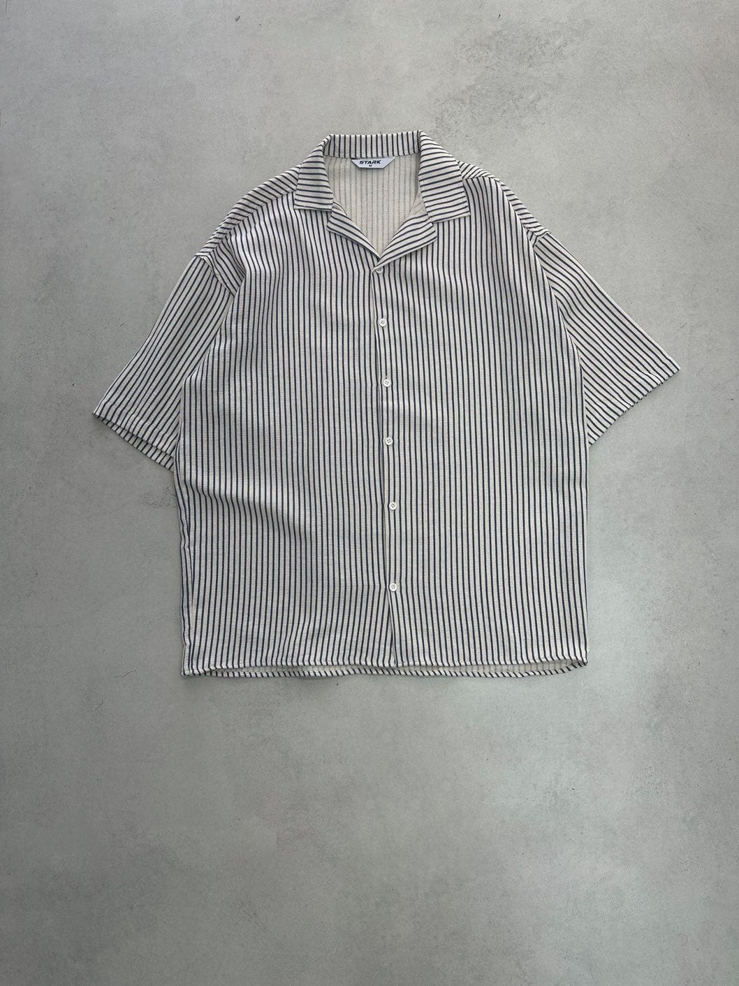 STRIPE SHORT SLEEVE SHIRT (3 COLOR)