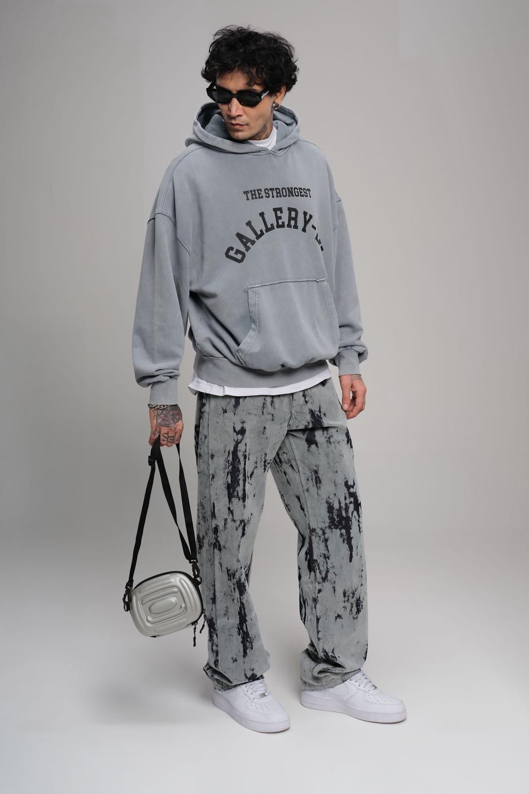 VIP GRAY/BLACL GLITCH JEAN