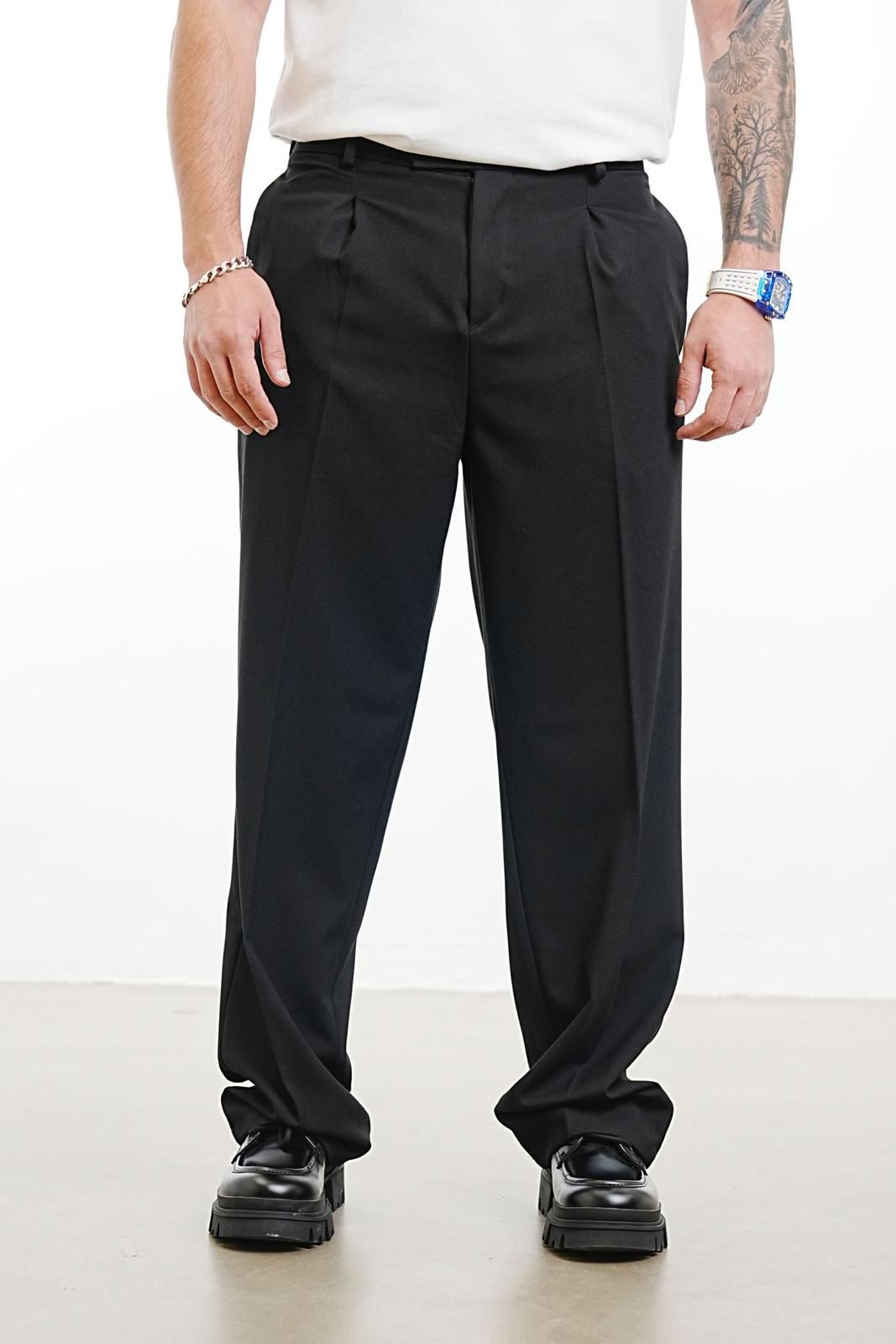 BAGGY FORMAL PANTS (4 COLOR)