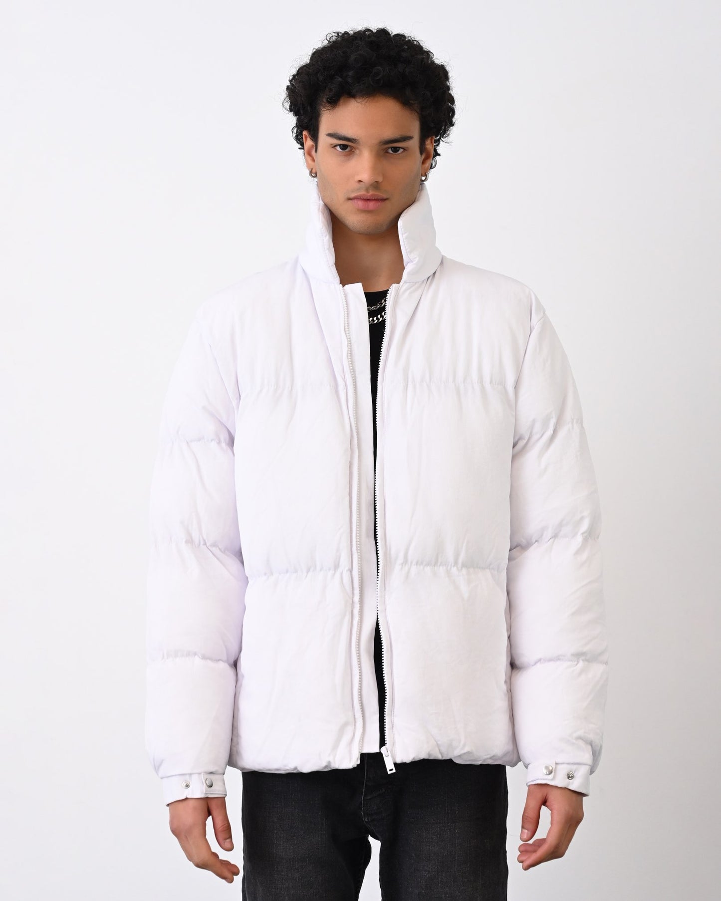 PREMIUM WHITE PUFFER JACKET