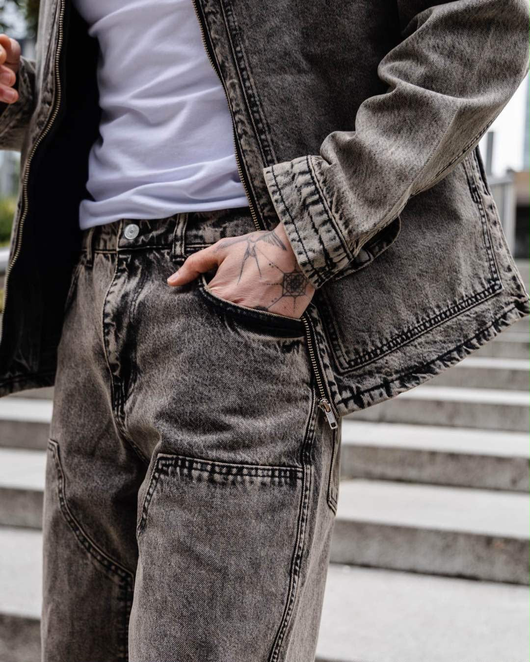 WASHED BROWN CARPENTER JEAN
