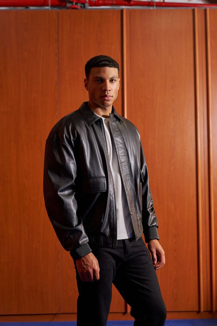 VIP OVERSIZE LEATHER JACKET – mk.ae