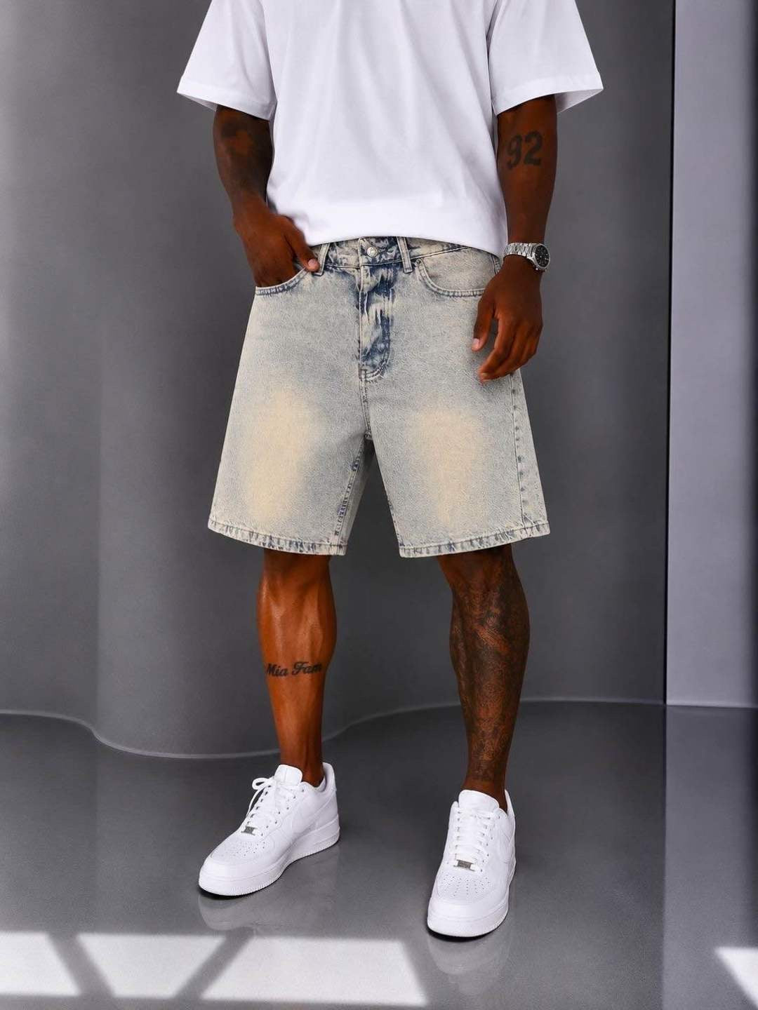PREMIUM DIRTY WASH COLOR SHORT