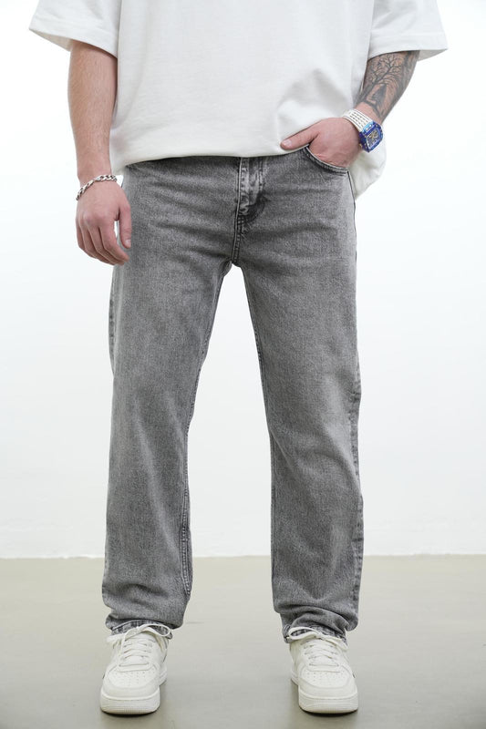 PREMIUM LIGHT GRAY STRAIGHT CUT JEAN