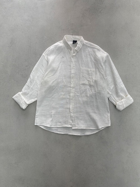 BASIC LINEN TYPE SHIRT (4 COLOR)