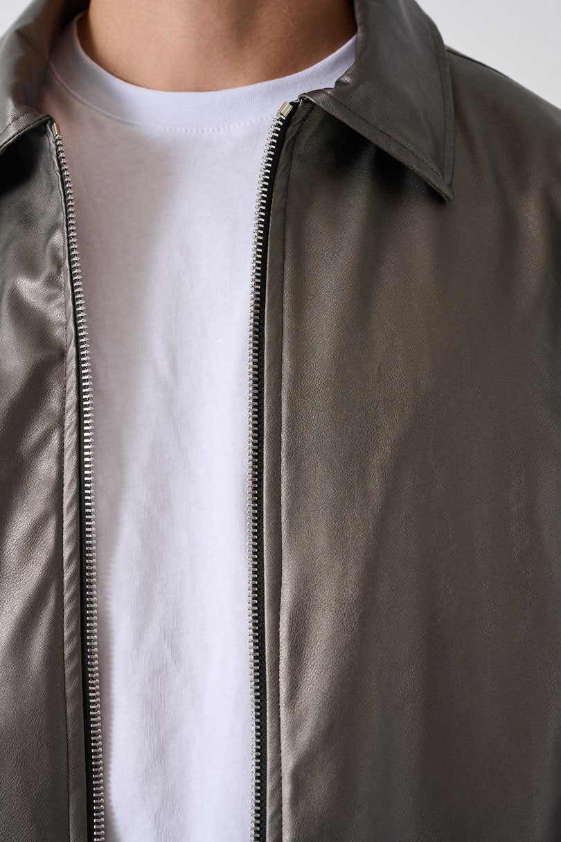 PREMIUM LEATHER JACKET (2 COLOR)