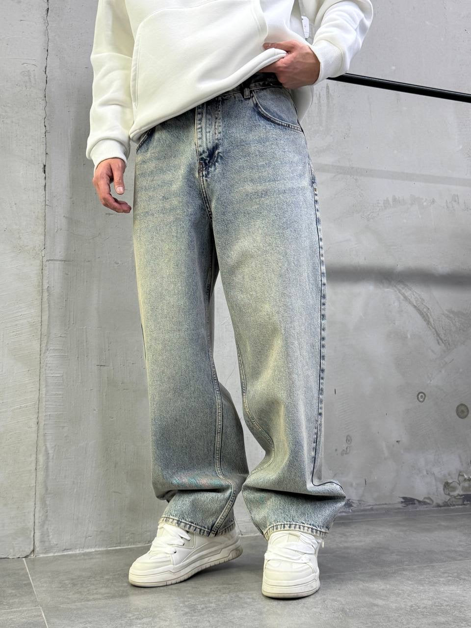 STONEWASHED BAGGY JEAN