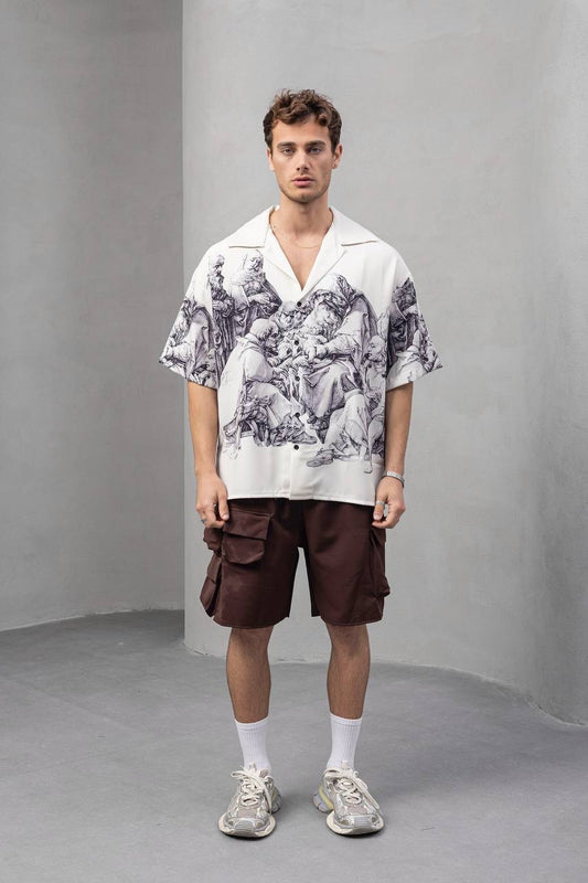 HISTORICAL ROMAN PRINT VIP SHIRT