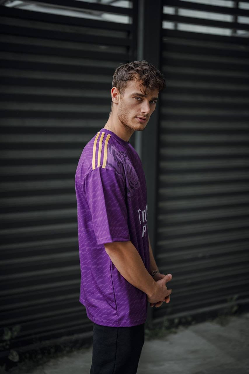 REAL MADRID PURPLE FANCY T-SHIRT