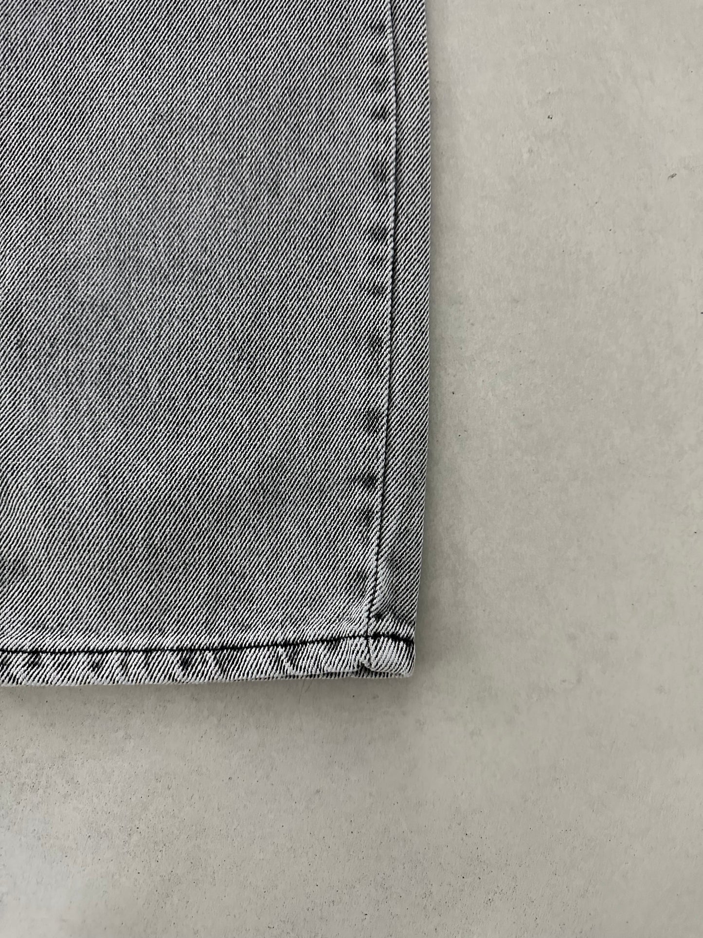 STONEWASHED GRAY BAGGY JEAN