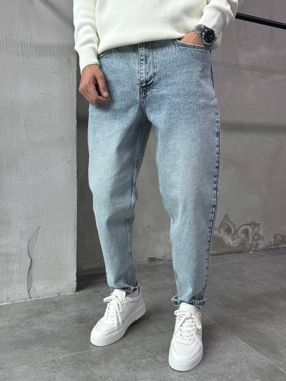 LIGHT BLUE BOYFRIEND CUT JEAN