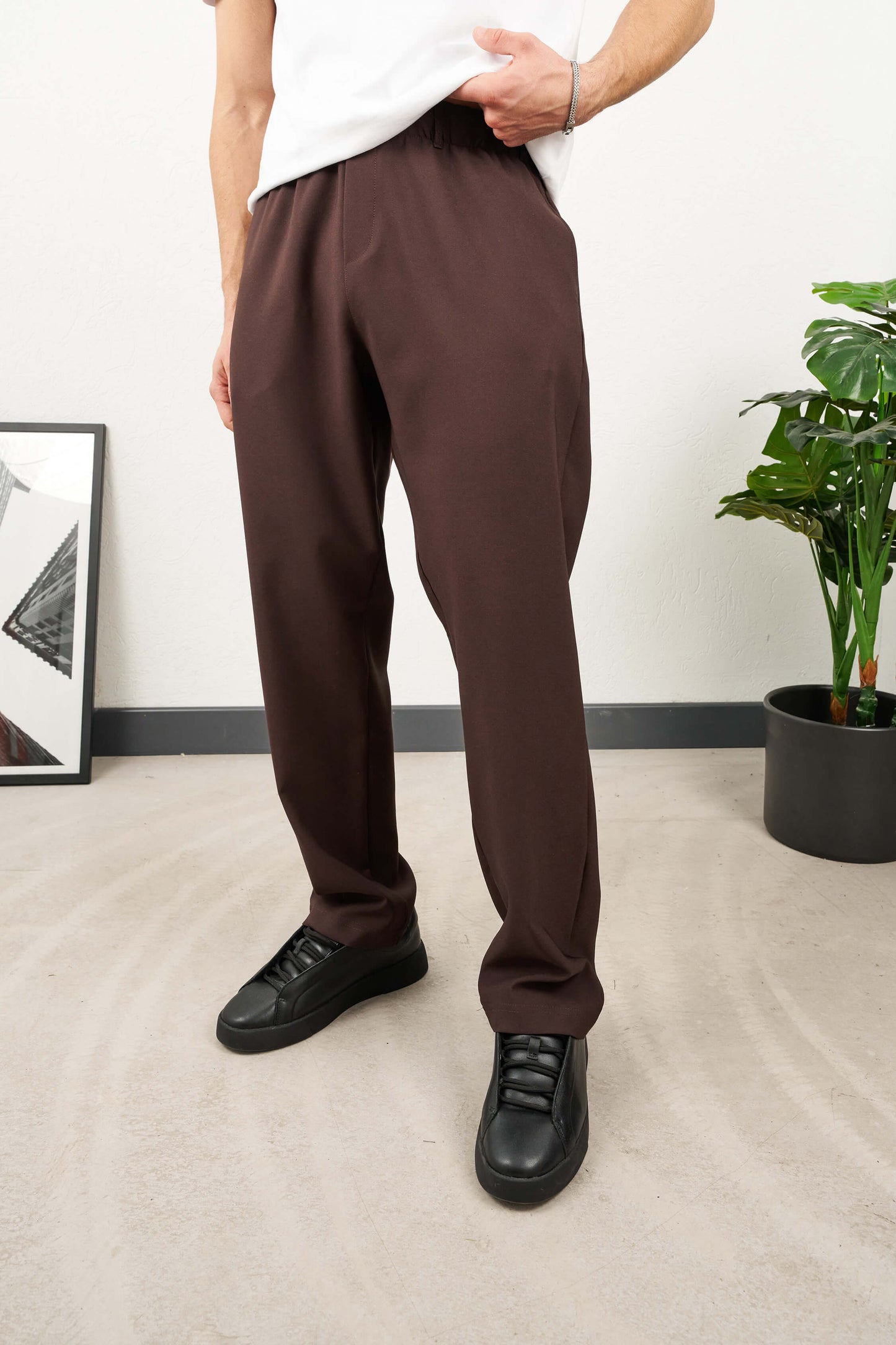 SEMI FORMAL STRAIGHT CUT PANTS (5 COLOR)