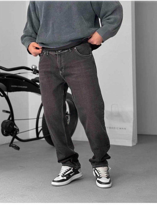 REGULAR FIT COFFE COLOR JEAN