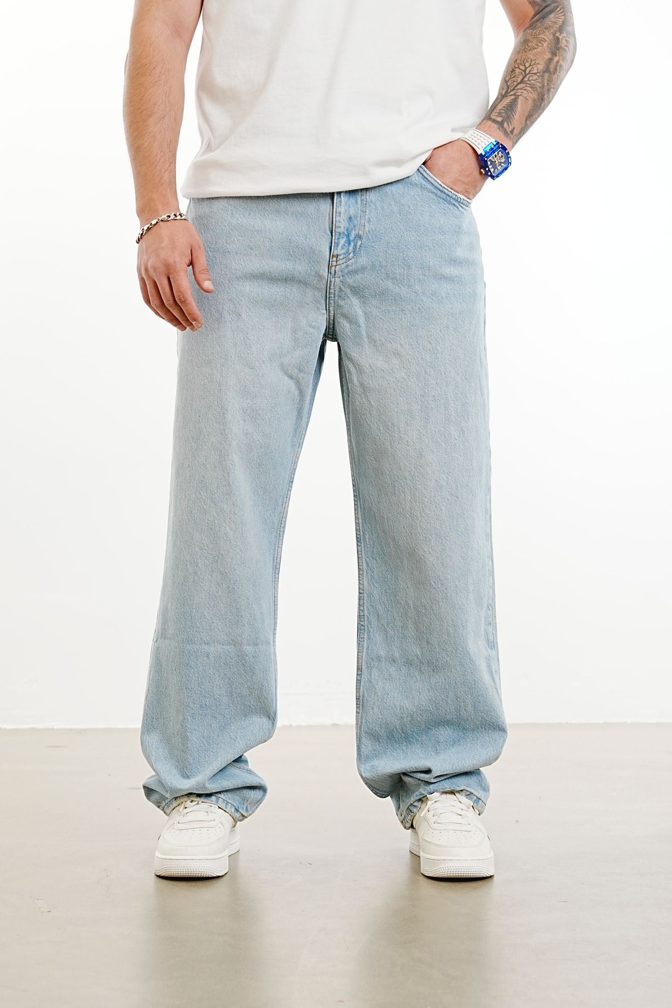 ICY COLOR BAGGY JEAN