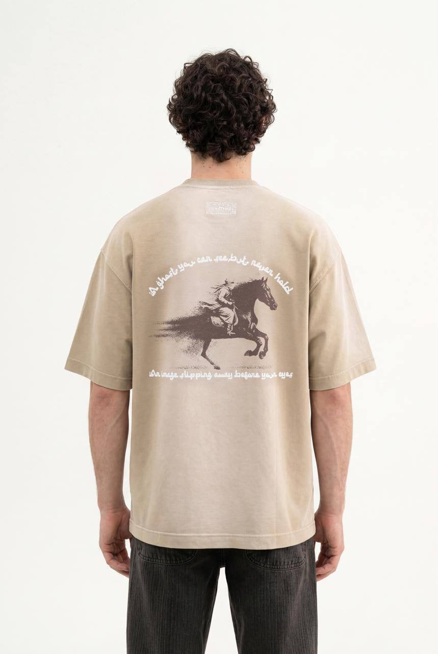 PREMIUM WASHED HORSE T-SHIRT