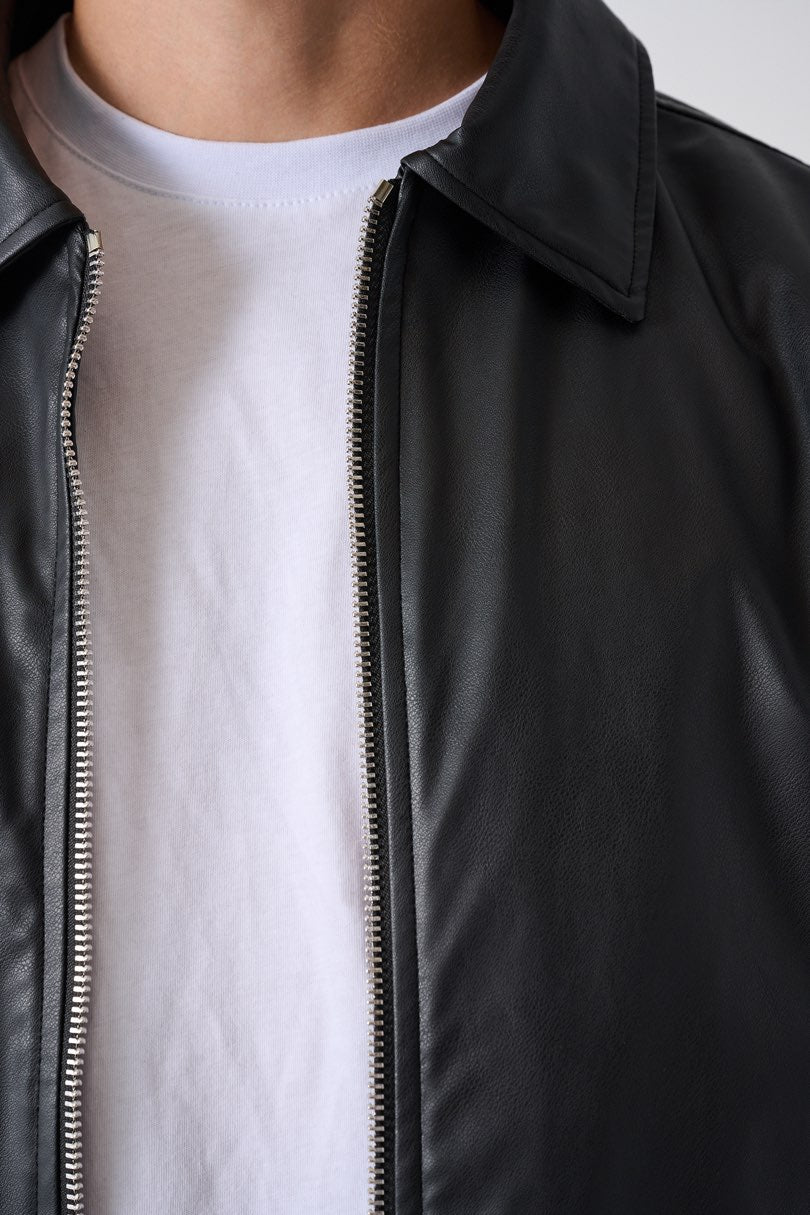 PREMIUM LEATHER JACKET (2 COLOR)