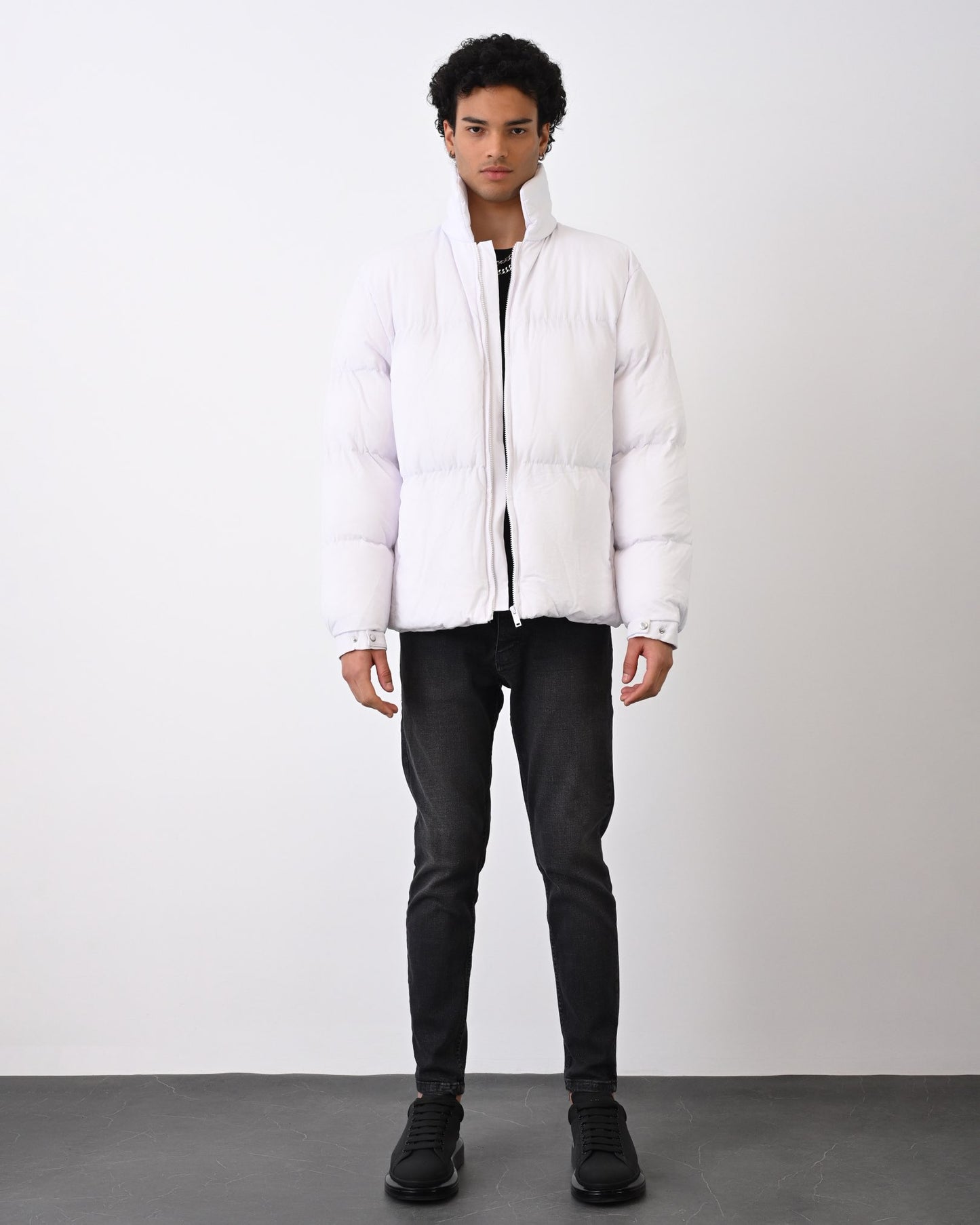 PREMIUM WHITE PUFFER JACKET