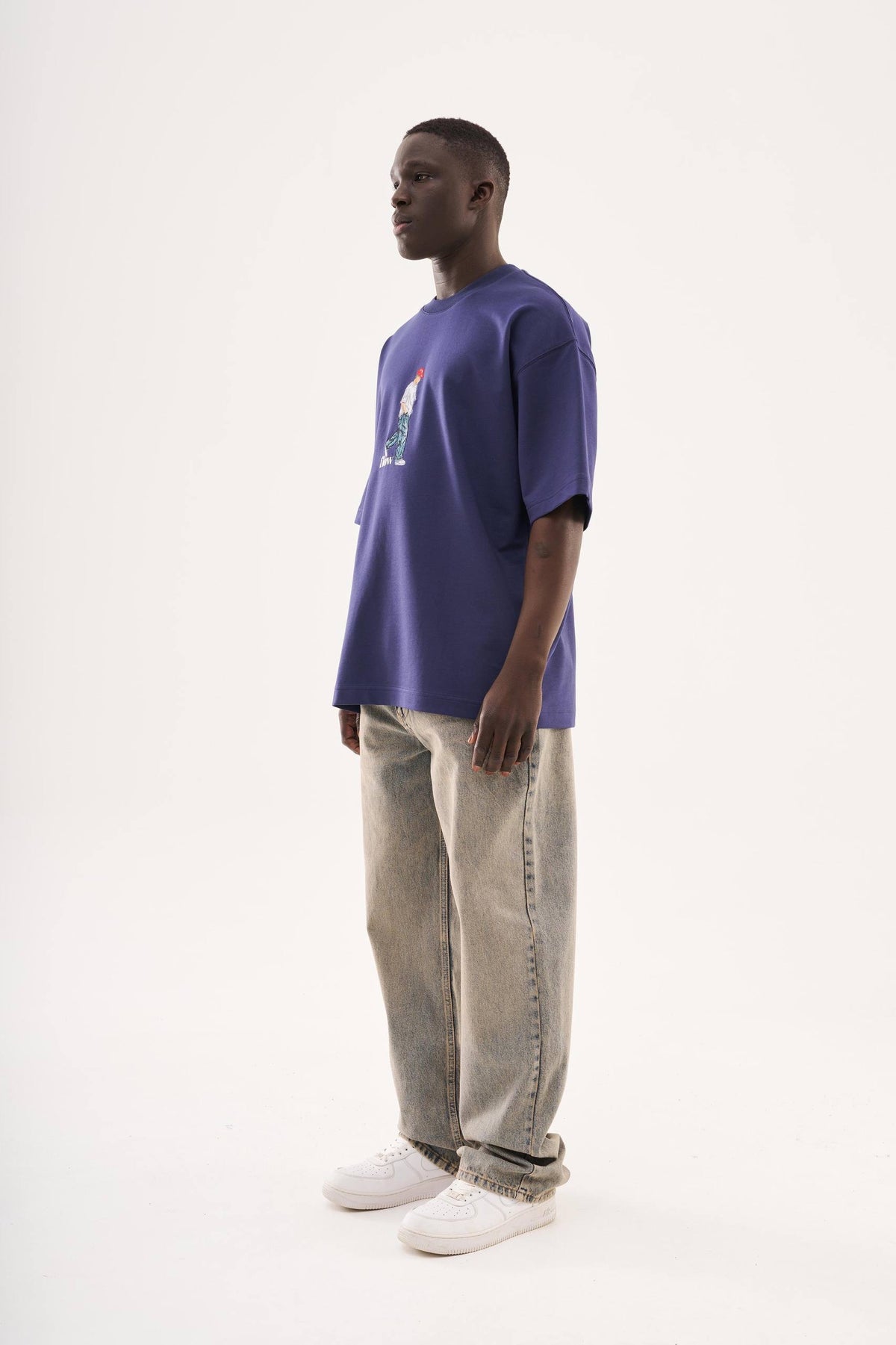 PREMIUM NAVI FLOW T-SHIRT