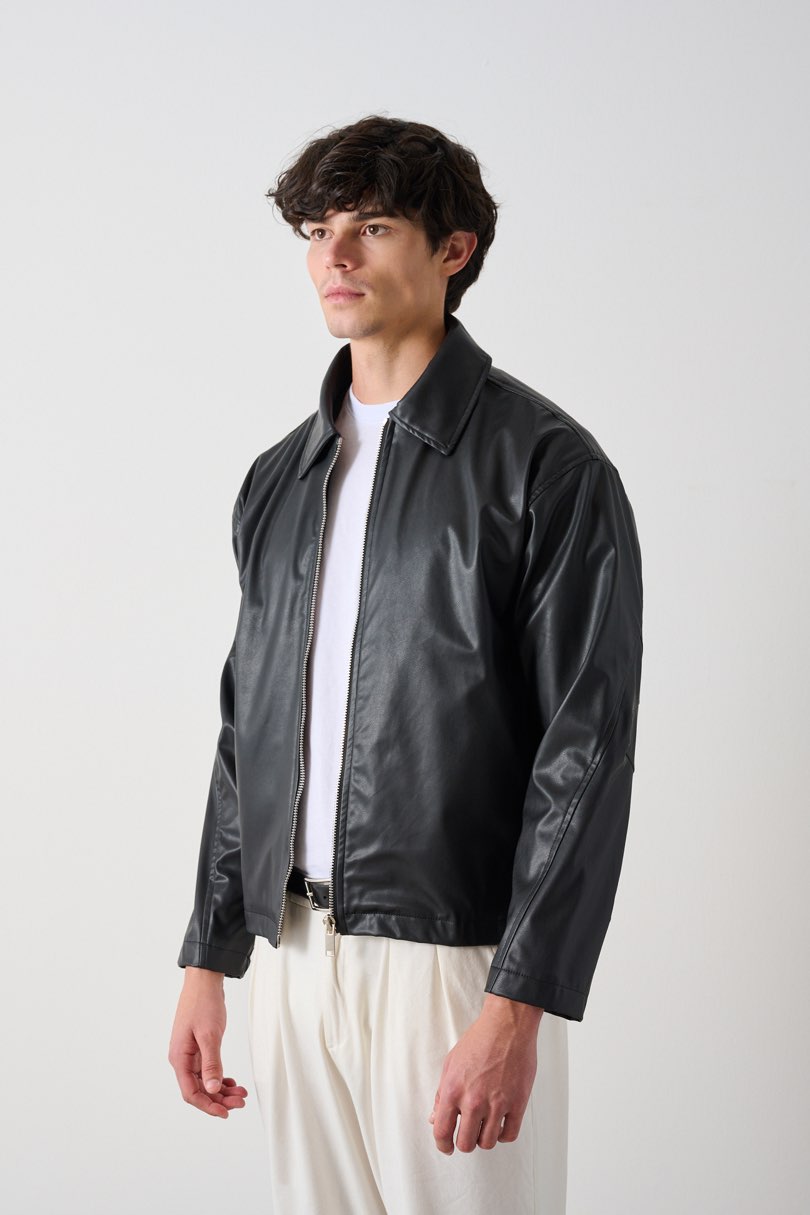 PREMIUM LEATHER JACKET (2 COLOR)