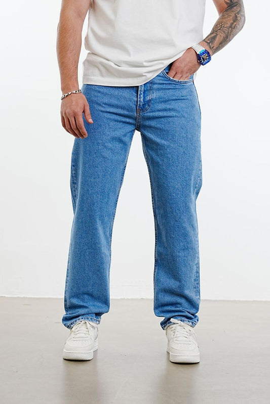 PREMIUM BLUE STRAIGHT CUT JEAN