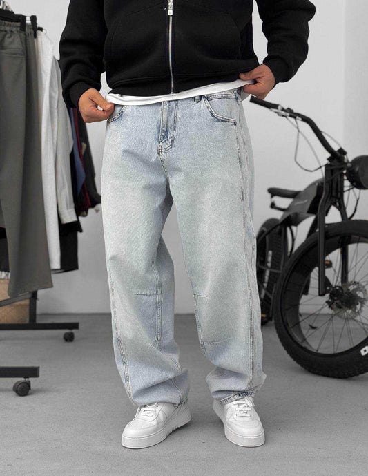 PREMIUM ICY COLOR BAGGY JEAN