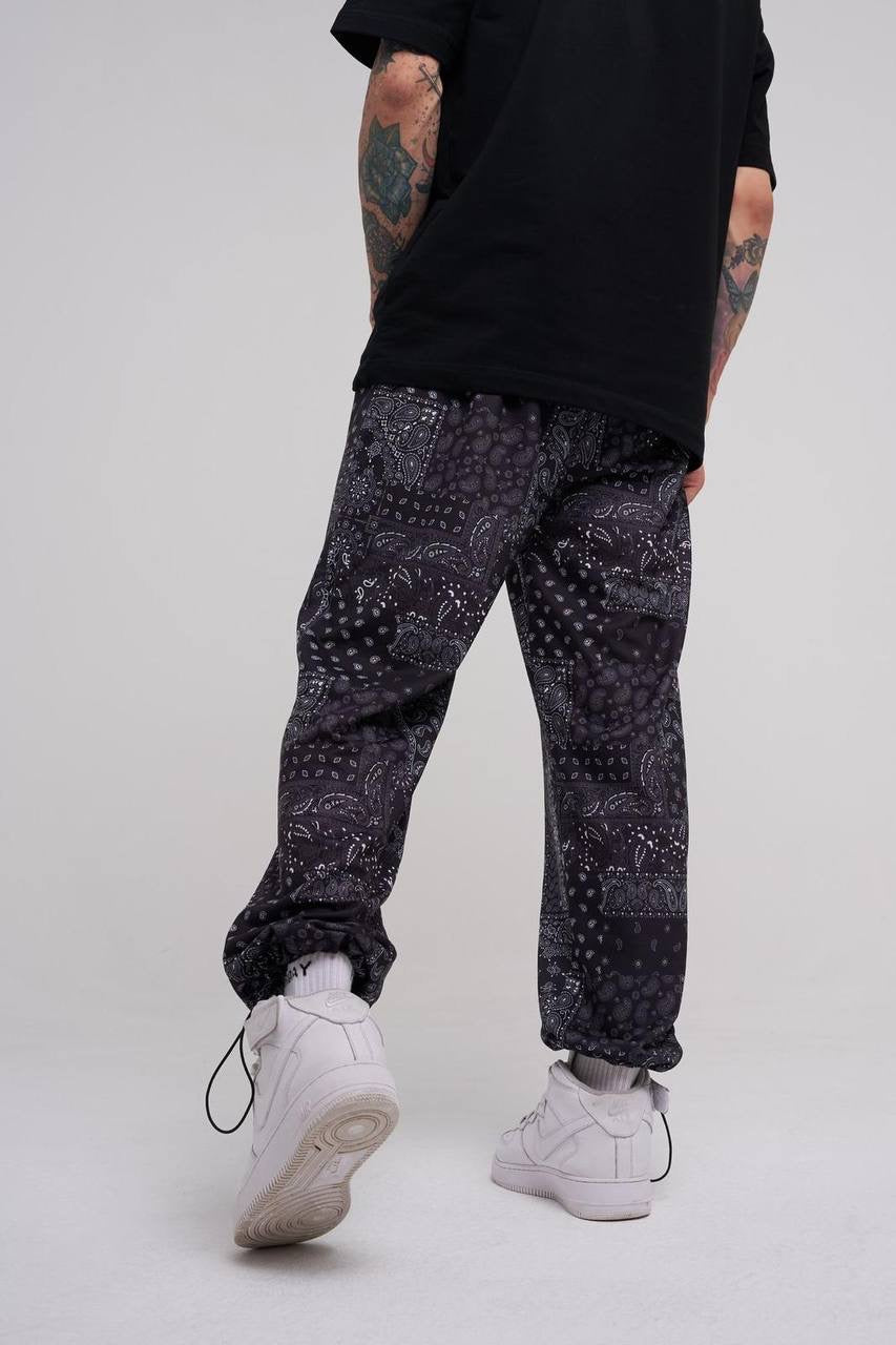 PAISLEY PATCHWORK SWEATPANTS