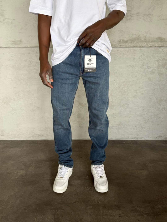 WASHED BLUE REGULAR FIT JEAN