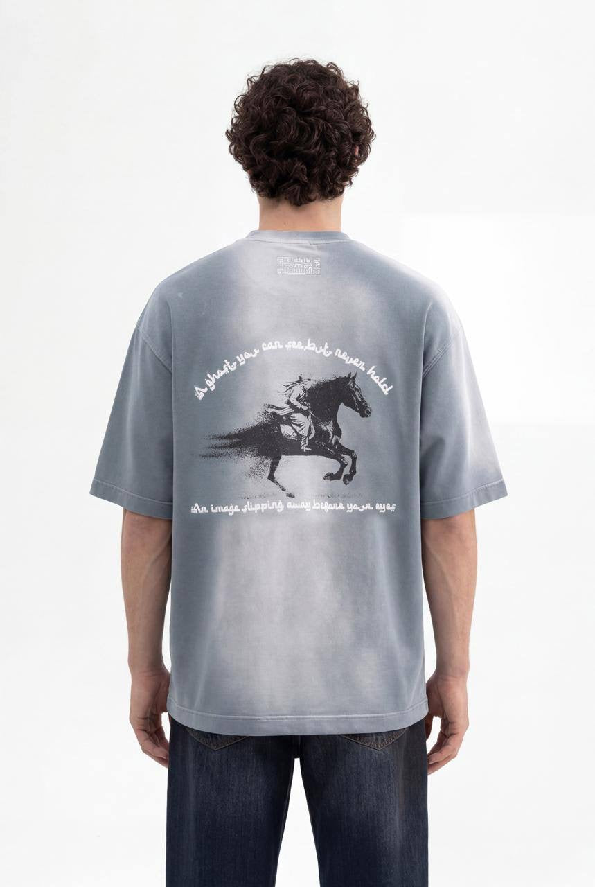 PREMIUM WASHED HORSE T-SHIRT