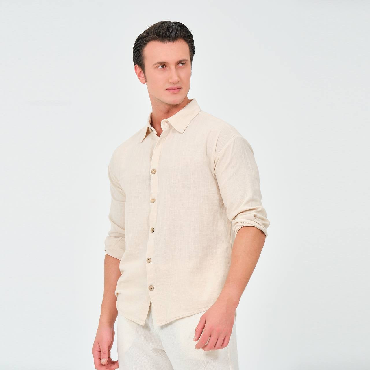 LINEN LONG SLEEVE SHIRT