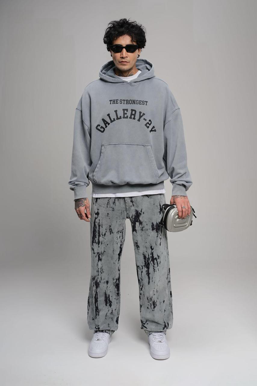 VIP GRAY/BLACL GLITCH JEAN