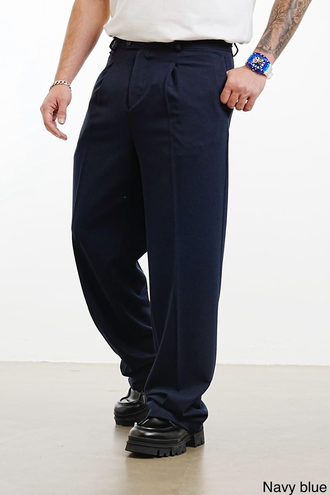 BAGGY FORMAL PANTS (4 COLOR)