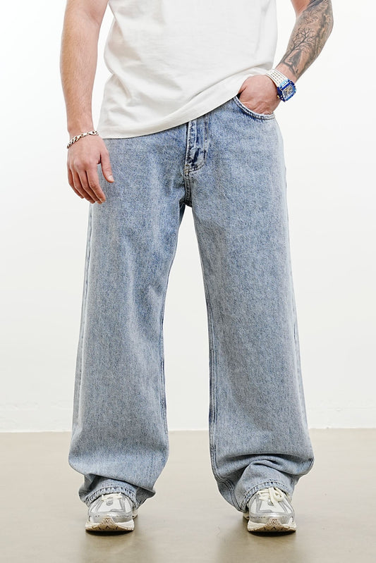 PREMIUM ICY WASHED BAGGY JEAN