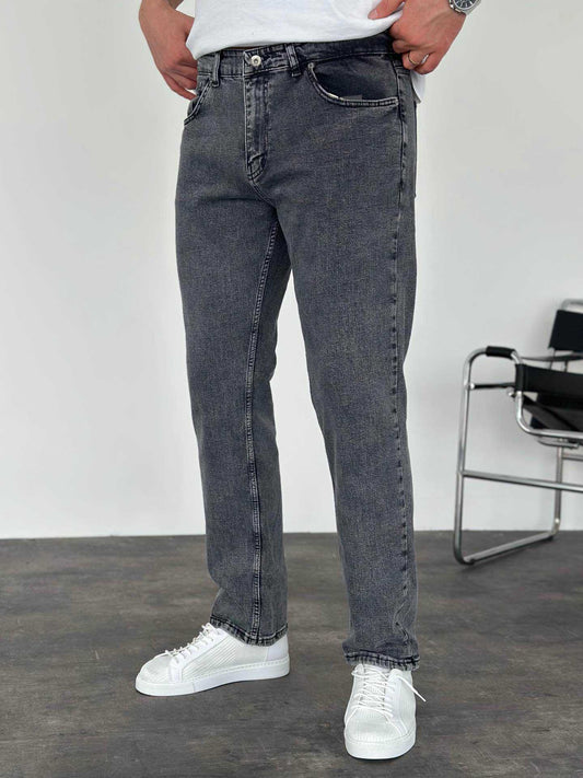 WASHED GRAY REGULAR FIT JEAN