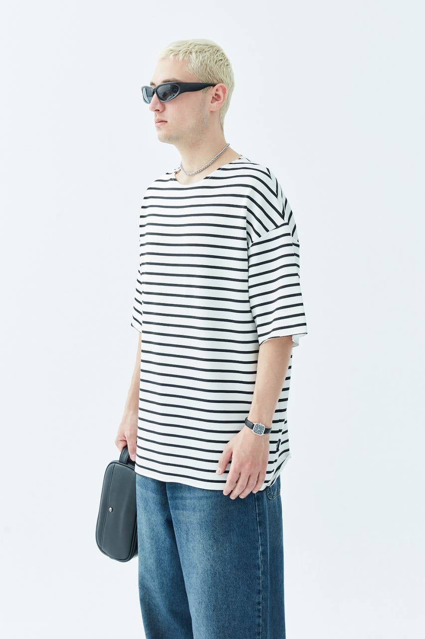 HICKORY STRIPE T-SHIRT