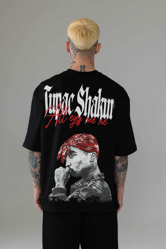TUPAC SHAKUR BLACK T-SHIRT
