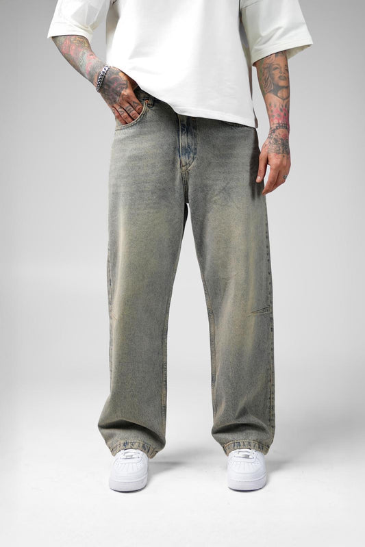 PREMIUM DIRTY WASH BAGGY FIT JEAN