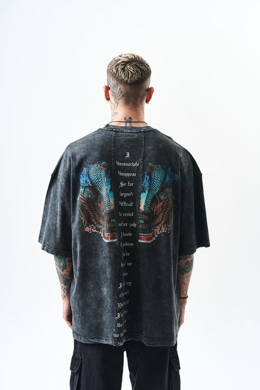 POISON STONEWASHED T-SHIRT (2 COLOR)